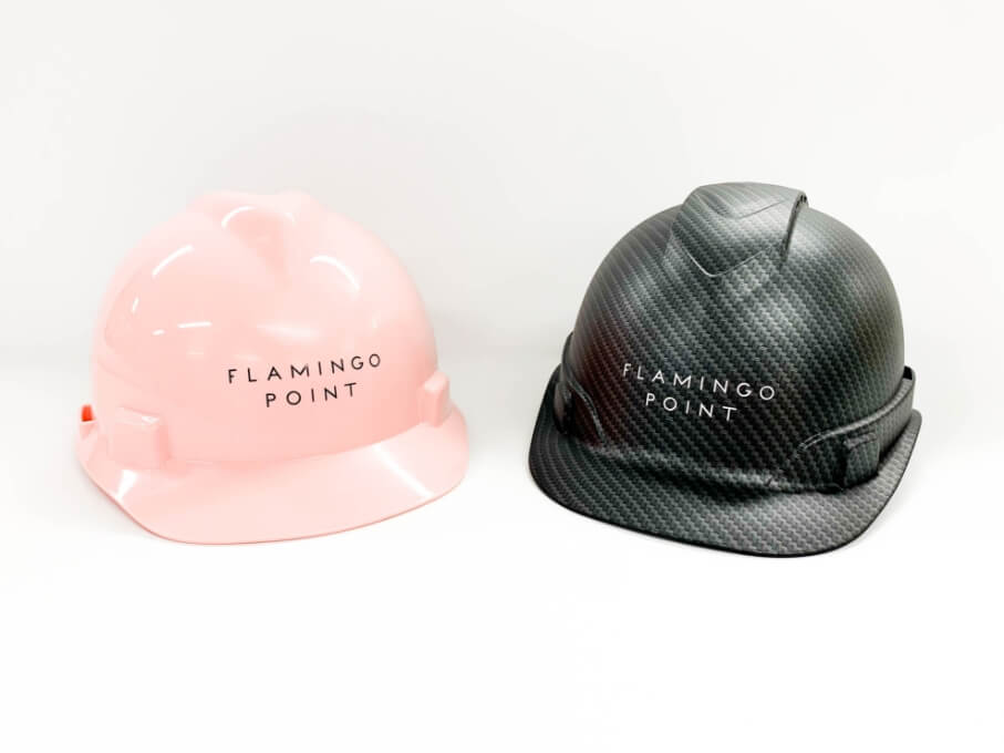 Flamingo Point hard hats_1292