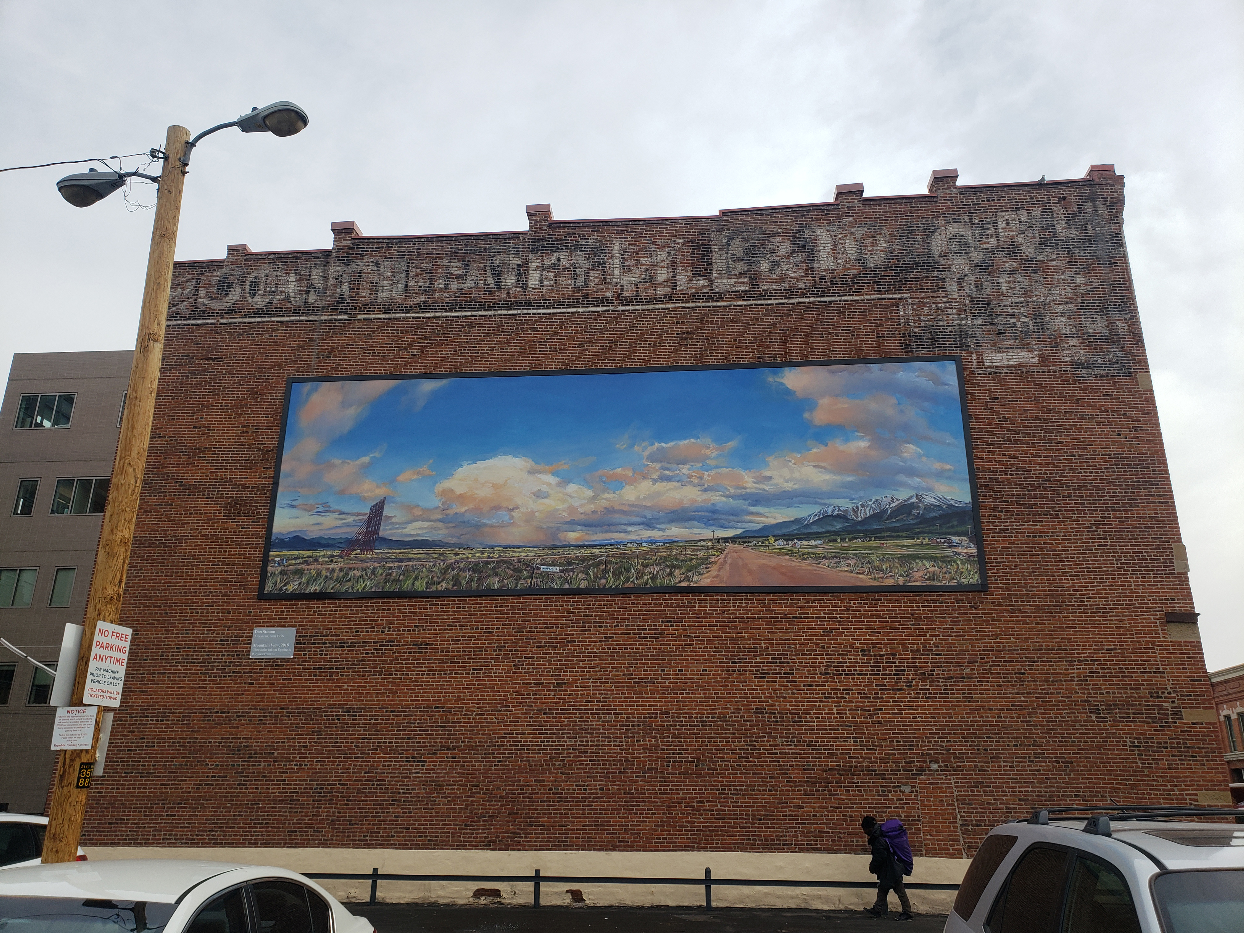Don Stinson wall mural art banner