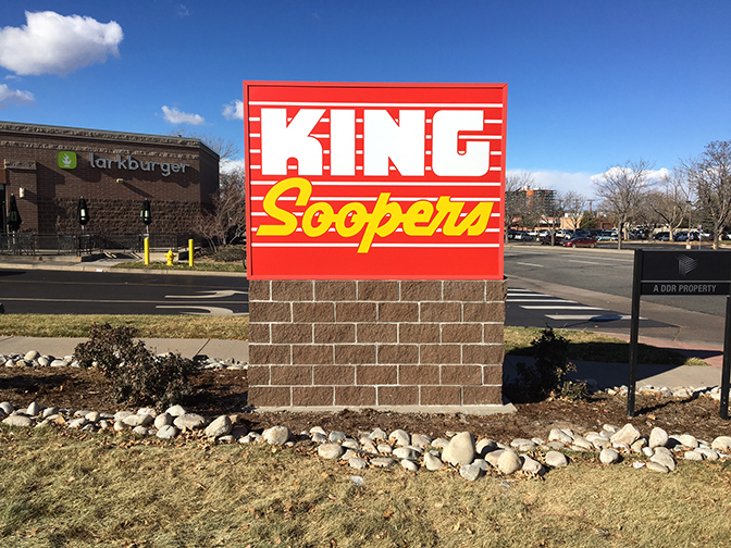 King Soopers UHills cabinet and monument