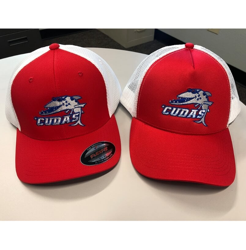 Go ‘Cudas! We made a few hats for the 2019 swim season
